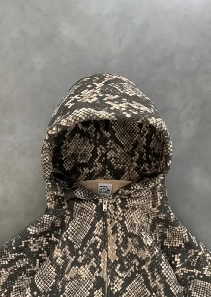 AKIMBO ZIP UP HOODIE – PYTHON (3)